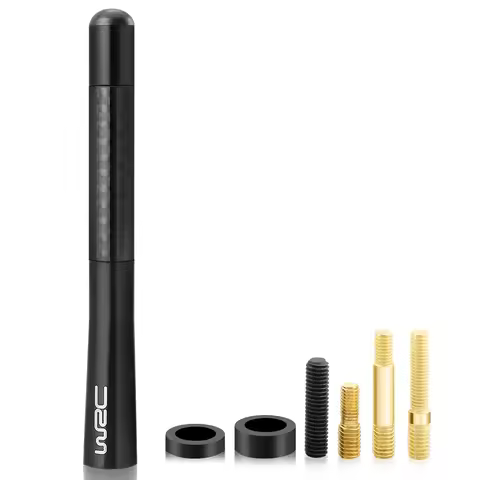 12cm Carbon Fiber Short Radio Antenna for Nissan Qashqai Pulsar March 370Z Micra Juke Note Tiida Win