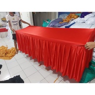 PLAIN SQUARE TABLE COVER BUFFET TABLE CLOTH/