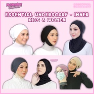 Anak Tudung Budak Inner Kepala Budak Dewasa Serkup Telinga Kids Scarf Snowcap Inner Neck Terbus