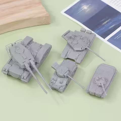 1pcs 1/144 Scale T-90AM BMP-2 Main Battle Tank Model Decoration Kit Decoration War Vehicle Toys Home
