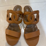 Hermes 超美豬鼻子跟拖鞋39