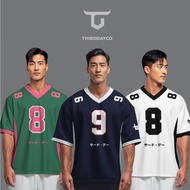 HIJAU Football Patriot Navy 9 MTX16 Oversize T-Shirt "green pink 17+8" green pink MTX40 black white 