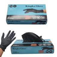 Kingka Gloves Nitrile Beauty Dyed Car Wash Black Large Capacity Gloves