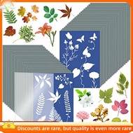 【qianaizi1】1Set Cyanotype Paper A5  Art Kit Light Green Drawing Art Paper