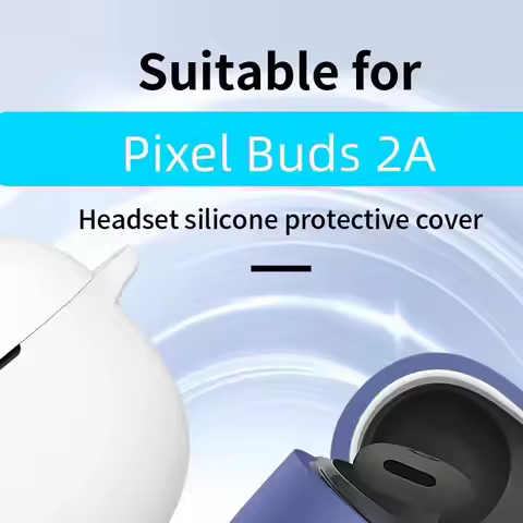 Shockproof Dustproof Protective Case for Google Pixel Buds 2A Headphones - Durable Cover