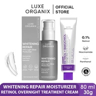 LUXE ORGANIX Moisturizer Whitening Repair Ultra light Glow Moisturizer Retinol + Bakuchiol Overnight