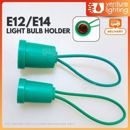 E12 / E14 Light Bulb Holder PVC Lamp Holder For LED or Normal Light Bulb For Home Electrical Accessories Electronic Lamp