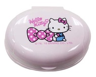 正版授權 三麗鷗 HELLO KITTY 凱蒂貓 蛋型肥皂盒 肥皂盒 收納盒 置物盒