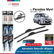 Bosch Aerotwin Retrofit U Hook Wiper Set for Perodua Myvi 1st Gen (20"/16")