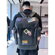 Cowhide Version COACH Hitch Badge Backpack COACH Hitch Badge Backpack Classic Signature C Pattern Ca