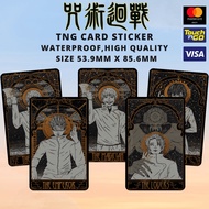 Jujutsu Kaisen Tarot Deck Sticker - Touch n Go Card Sticker Cover (Waterproof, High Quality) ,TNG CA