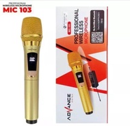 Microphone Werles Advance 103 Mic Karoake Double Tanpa kabel