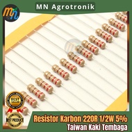 X10 Resistor 220R 220 Ohm 1/2W