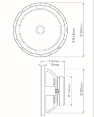 Speaker JIC LA 10060 - 10 INCH