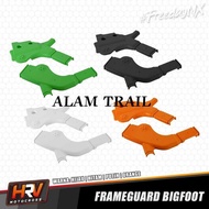 FRAMEGUARD KLX 150 BF DTRACKER KLX SLG BIGFOOD EXTREME COVER CASIS KLX 150 PLINDUNG RANGKS SMUA KLX 