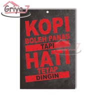 MOTIVATIONAL CAFE WALL DECORATION CAFE ROOM DECORATION COFFEE LENGTH43