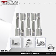 Per set 5 Pcs Mata Roofing Mata Bor Sock Roofing Magnet 8mm 10mm Sock Baut Sekrup Ruping Baja Ringan