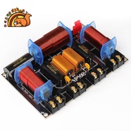 Professional Speaker Crossover 3-Way Speaker Divider 200-500W 45Hz-23kHz 3-Unit Audio for Stage Home