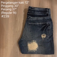 bundle seluar panjang lelaki/jeans/biru/fesyen/pakaian kasual/men wear/jeans/blue/regular fit/fashion/casual