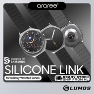 Araree Silicone Link for Galaxy Watch 8 & Watch 8 Classic  Series Galaxy Watch Stainless Strap