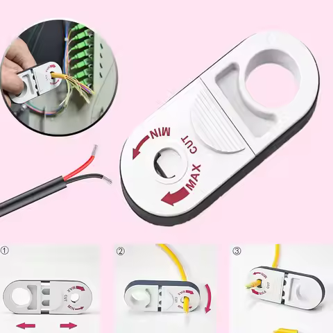 Universal Network Wire Stripping Tool for Cat5e, Cat 6, Cat 6a, Cat7, Cat 8-Professional Coaxial Cab
