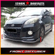 * Perodua Myvi SE2 Tahun * 2008 - 2010 * PU Front Diffuser Untuk SE2 Depan Bumper