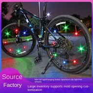 Bicycle spoke light Mountain bike wire wheel light Children's balance bike night riding safety glow clamp light riding light