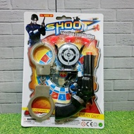 mainan set pistol revolver borgol swat anak edukatif - mainan kado
