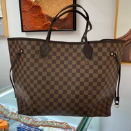 Louis Vuitton Neverfull 大號 棕色棋盤格 購物袋 媽媽袋tote bag🤎