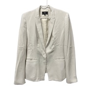 PUTIH Slim Fit Woman Blazer White White Blazer G2000