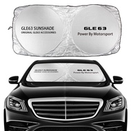 Car Windshield SunShade Cover For Mercedes W124 GLA GLC ML GLB GLK GLE GLS GLC43 Anti UV Sun Visor P