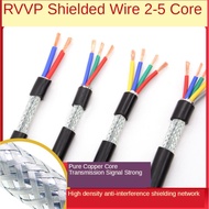 0.3mm²~2.5mm² Pure Copper RVVP Shielded Wire Cable 2/3/4/5 Core Audio Control Signal Cable