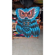 layangan celepuk 110 cm - biru 100 cm