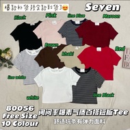 回头率满满气质百搭短版 tee 80056 ready stock