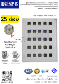 ตู้มิเตอร์ 21-25 ช่อง สำหรับมิเตอร์ 1 เฟส ตู้มิเตอร์ไฟฟ้า ตู้สำหรับใส่มิเตอร์ไฟฟ้า สำหรับหอพัก อพาร์