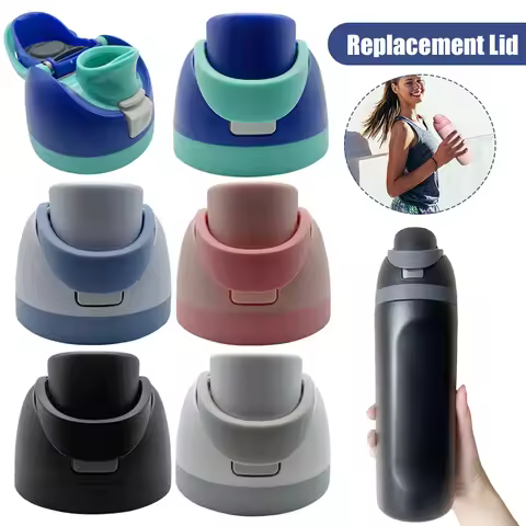 Thermos Cup Lid For OWala Cover 16oz/24oz/32oz/40oz One-click Water Bottle Top Lid Fitness Sports St