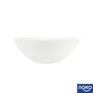 NOKO White Ceramic Rice Bowl / Soup Bowl / Noodle Bowl / Salad Bowl / Dessert Bowl