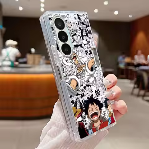 O-One P-iece Luffy Case for Samsung Galaxy ZFold7 ZFold3 ZFold5 ZFold4 ZFold6 Z Fold 7 6 5 4 3 Hard 