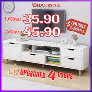 Vedourstyle 4 Feet TV cabinet and 5 Feet TV cabinet / rak tv/ rak tv kayu/Kabinet Tv/Almari Tv