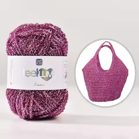 Bling Bling 2MM Lurex Knitting Yarn Glittered fancy knitting yarn 50meters metallic Lurex cord for h