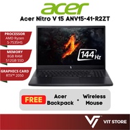 ACER Nitro V 15 ANV15-41-R2ZT (R5-7535HS/RTX2050 4GD6/8GB D5 4800MHz/512GB Gen4 NVMe M.2 SSD/15.6"FH