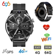 2024 New 4G LTE Video Call Men RAM 4GB ROM 64GB Android System Smart Watch Dual Camera GPS WIFI Sports Face ID NFC SIM Card Smartwatch L01