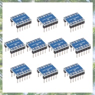 10Pcs 4 Channel IIC I2C Logic Level Converter Bi-Directional Module 3.3V to 5V Shifter for (Pack of