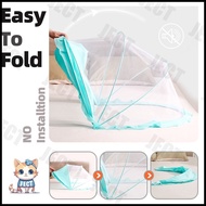 JECT Sunshade Mosquito Net For Baby Foldable Kulambo Anti Bites Bed Canopy Tent with Bottom Diaper