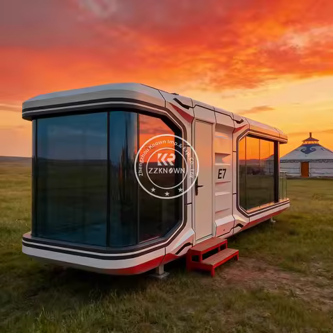 Extendable Prefab House Space Capsule Bed Cabin Hotel Container Home Sleep Pod Outdoor Mobile Tiny H