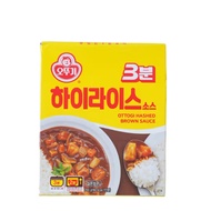 Ottogi 3-Minute Hashed Brown Rice Sauce, Japanese-Style, Ready Meal Sauce Pack, 200g x3