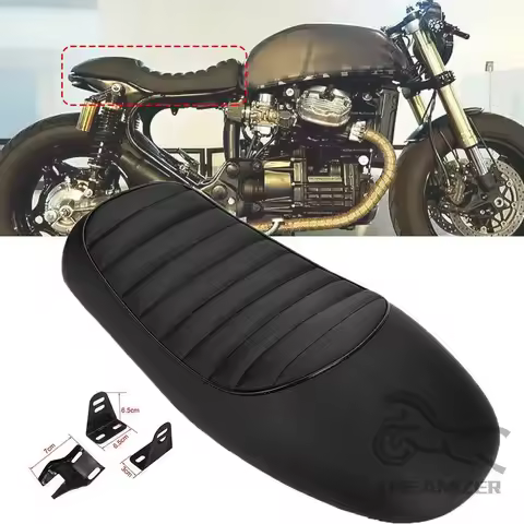 Motorcycle Cafe Racer Seat Custom Vintage Hump Saddle Retro Seat For Yamaha SR400/500 XJ XS KZ Honda
