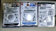 各大廠牌良品HDD SATA 500G 2.5吋硬碟 保固七天