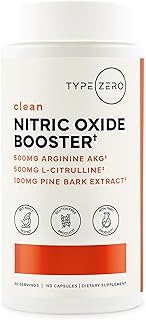 6X Natural Nitric Oxide Booster Supplement - Beetroot, Arginine AKG, Citrulline, Pine Bark, Garlic, 