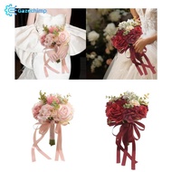 Gazechimp Wedding Bouquet, Bridal Bouquet, Flower Arrangement, Hand Flower for Engagement, Valentine